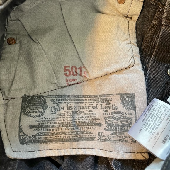 Black Levi’s jeans size 29 - Picture 6 of 6